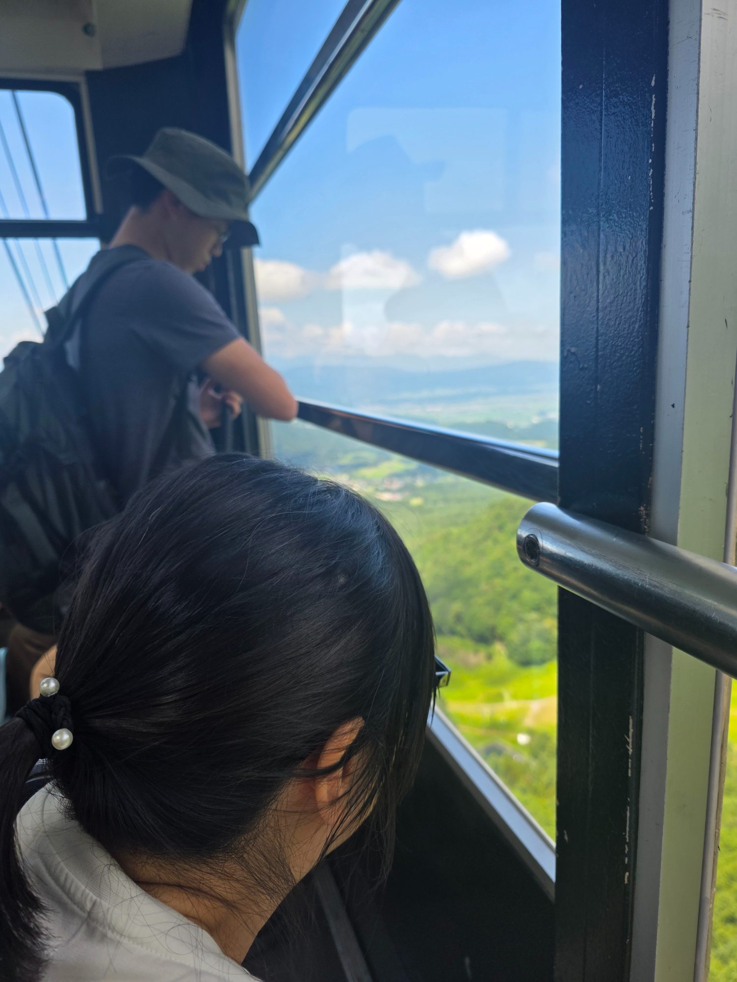 Down the mountain we go!