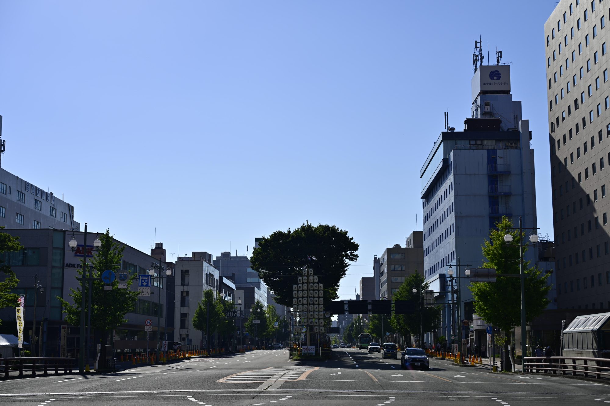 The festival square before the festival